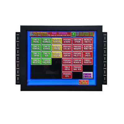 17 اینچ VGA / CGA Signal Input Gaming مانیتور صفحه لمسی مادون قرمز برای کاربردهای متعدد