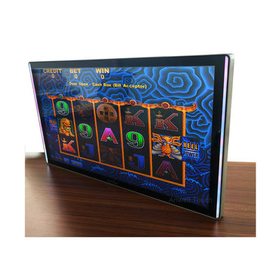 ۲۳ اینچ مقاومت در برابر خراش صفحه نمایش لمس بازی مانیتور با طرف + لبه LED Bezel برای Aristocrat Helix