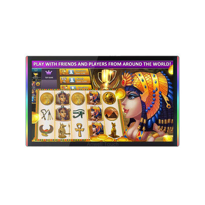 ۲۳ اینچ مقاومت در برابر خراش صفحه نمایش لمس بازی مانیتور با طرف + لبه LED Bezel برای Aristocrat Helix