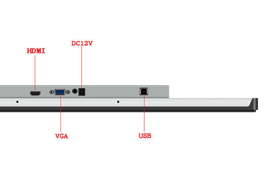 مانیتور LCD رقابتی ۲۱٫۵ اینچی Dvi VGA ظرفیت PCAP