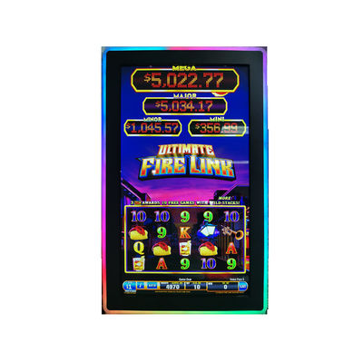 WMS/POG/Firelink Game مانیتور صفحه لمسی مادون قرمز 32 اینچ با چراغ LED