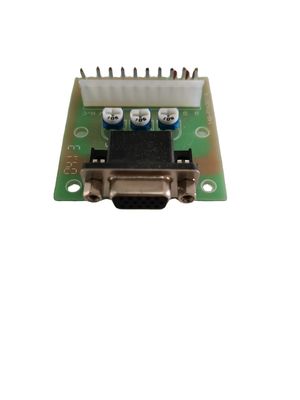 VGA RGB CGA Connector برای POG POT O Gold Signal Converter قطعات یدکی برای صفحه PCB