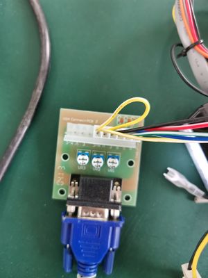 VGA RGB CGA Connector برای POG POT O Gold Signal Converter قطعات یدکی برای صفحه PCB