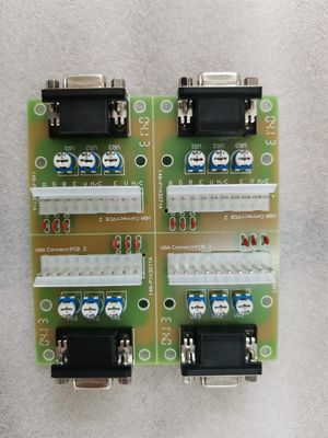 VGA RGB CGA Connector برای POG POT O Gold Signal Converter قطعات یدکی برای صفحه PCB