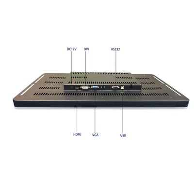 23.8 اینچ دستگاه بازی PCAP صفحه نمایش لمس بازی مانیتور LED سمتی نوار سیاه 1920x1080 LED 16:9 Ips HD-Mi 300c