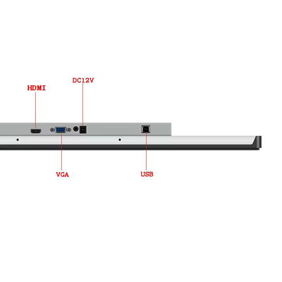 17.3 اینچ HD 1920x1080 ضد آب مانیتور صفحه صاف صنعتی 1000Nits Multi Touch Capacitive