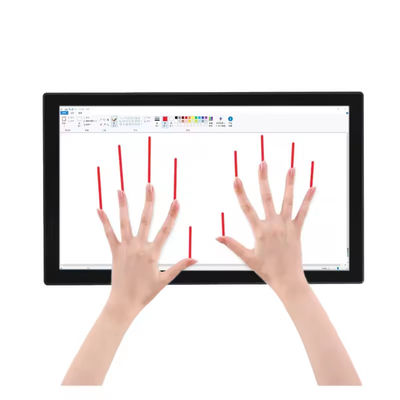 ۴۳ اینچ ضد آب IP65 کسب و کار صفحه لمسی صنعتی PC دیوار نصب PCAP چند لمسی مانیتور صفحه لمسی