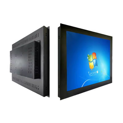 16.7M صفحه لمسی صنعتی PC فریم باز 17 اینچ مانیتور صفحه لمسی ظرفیت / مقاوم
