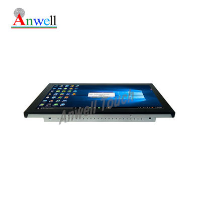 300CD/m2 15.6 اینچ ظرفیت صنعتی همه در یک صفحه لمس کامپیوتر با ویندوز OS