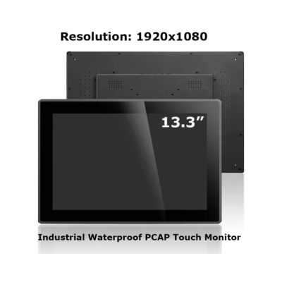 1920*1080 Open Frame Touch Screen Monitor 13 16:9 نسبت 13.3" مانیتور کامپیوتر پنل LCD IPS