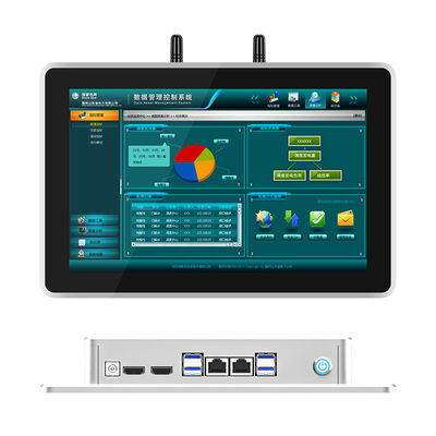 نقره HD1920*1080 ظرفیت صنعتی همه در یک صفحه لمس کامپیوتر 11.6 اینچ با ویندوز OS