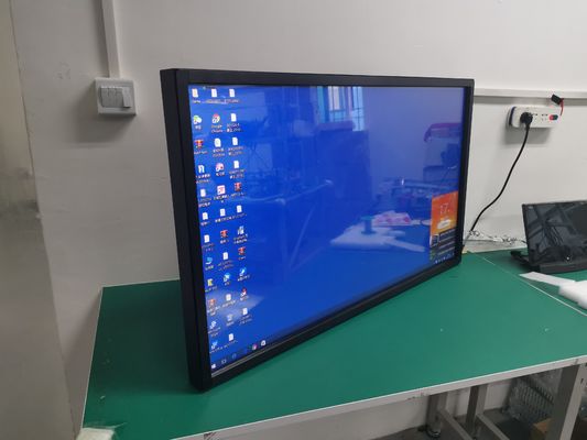55 اينچ فوق العاده پاسخگو 5ms ماشين بازي مادون قرمز مانيتور صفحه لمسي با دقيقي بي نقص 10