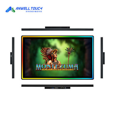مانیتور لمسی 10 نقطه ای PCAP با 400 نیت VESA / پنل نصب مقاوم به خراش با CE / FCC / RoHS